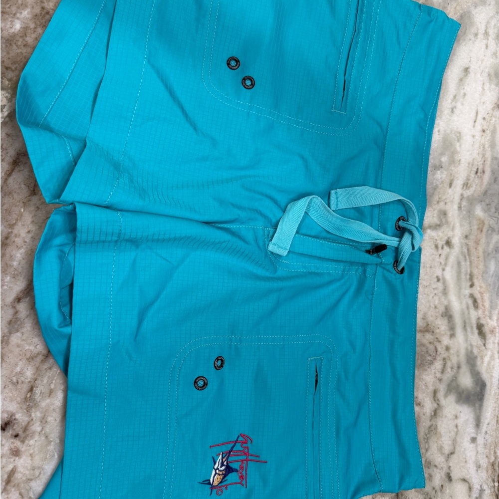 Guy Harvey Aqua Swim Shorts with Branded Waist Label